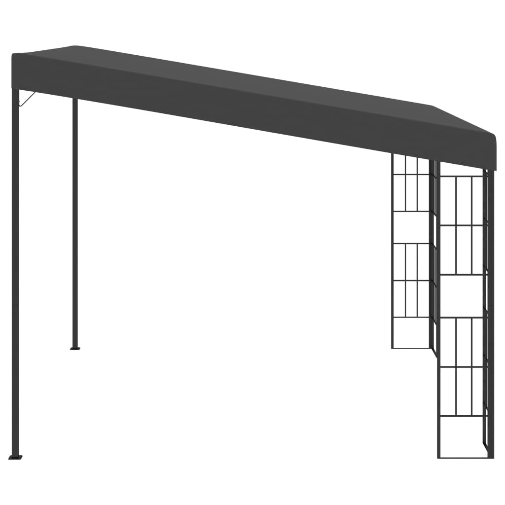 Wall-mounted Gazebo 3x3 m Anthracite Fabric