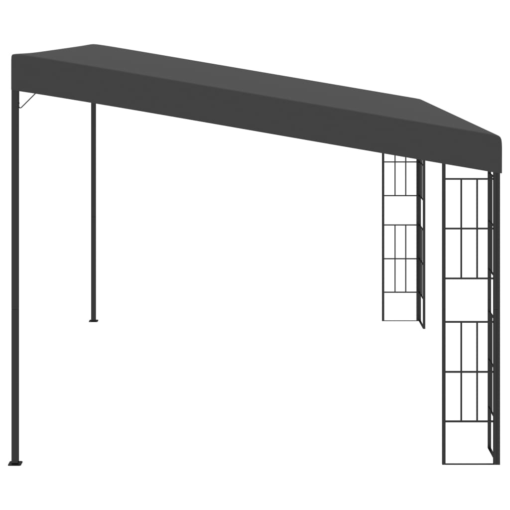 Wall-mounted Gazebo 3x4 m Anthracite Fabric