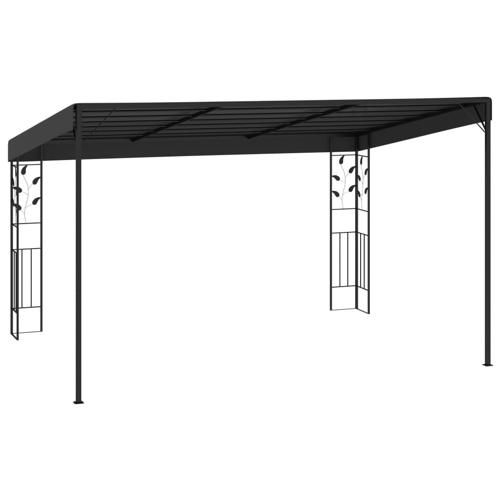 Wall-mounted Gazebo 4x3x2.5 m Anthracite