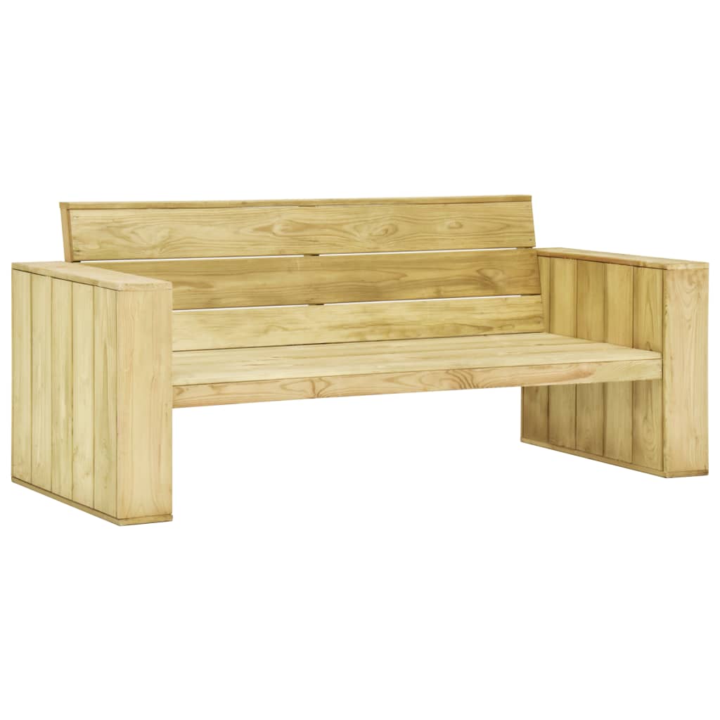 2 Piece Garden Lounge Set Impregnated Pinewood