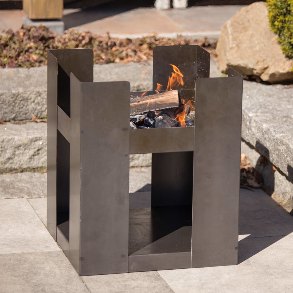 RedFire Fire Pit Hollola Grey Steel