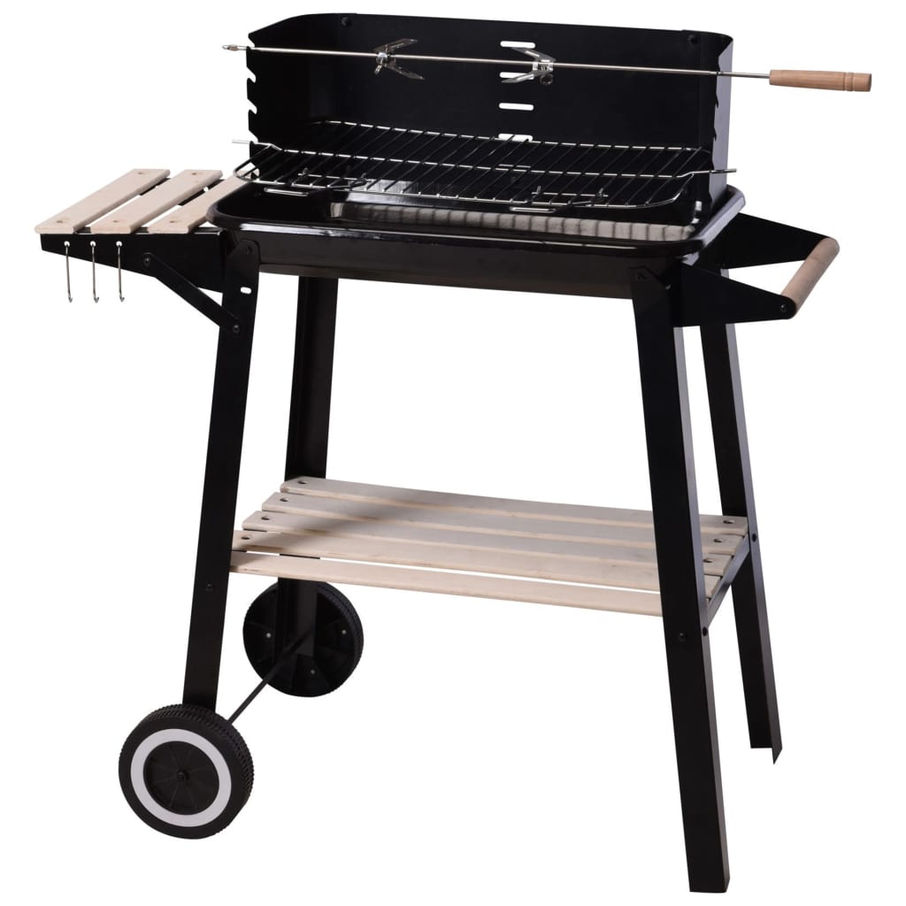 ProGarden Charcoal Barbecue Grill 86.5 cm Black