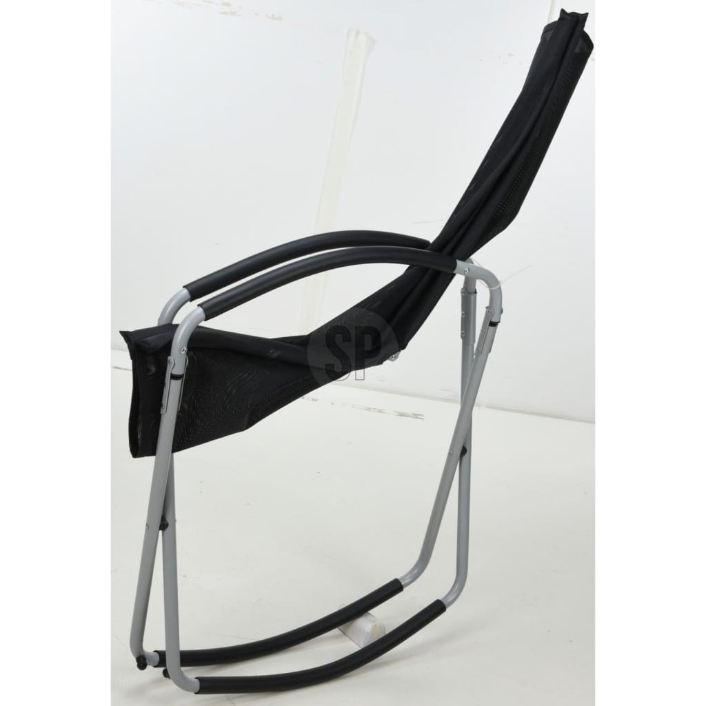 ProGarden Foldable Rocking Chair Black