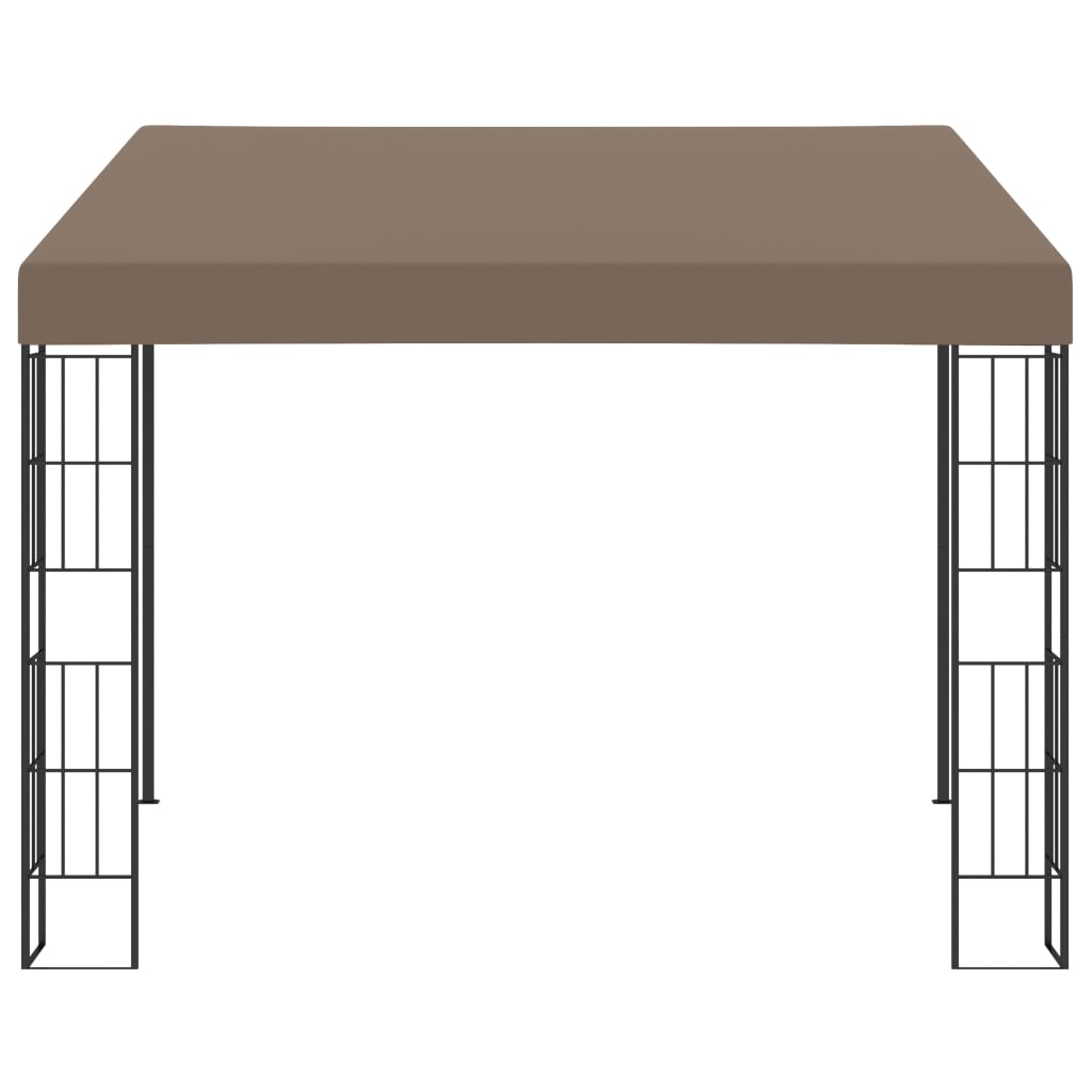 Wall-mounted Gazebo 3x3 m Taupe Fabric