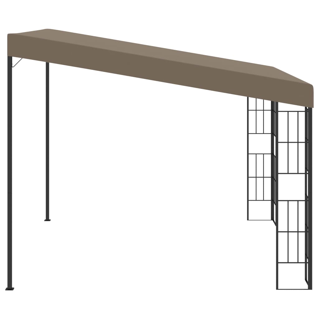 Wall-mounted Gazebo 3x3 m Taupe Fabric