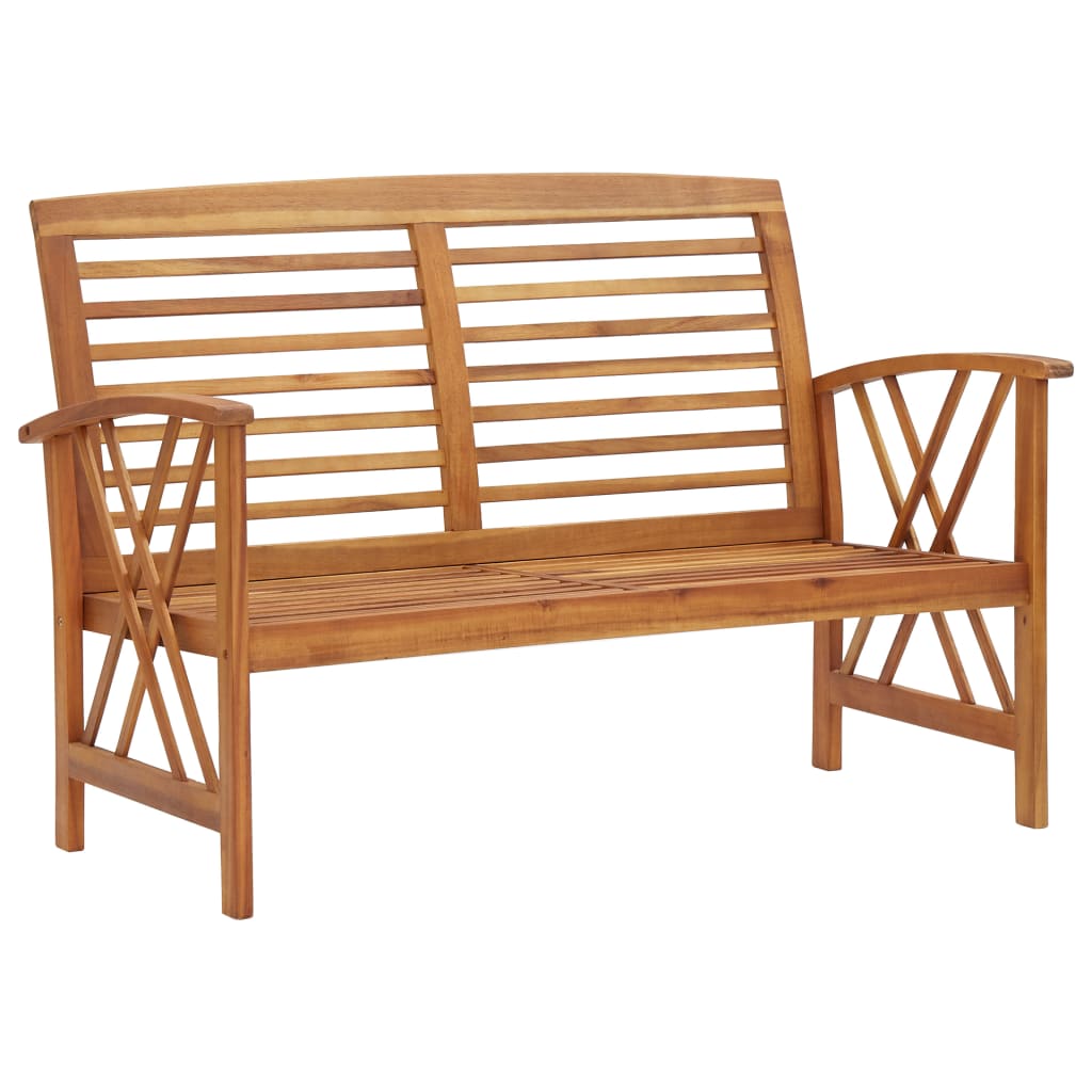 2 Piece Garden Lounge Set Solid Acacia Wood