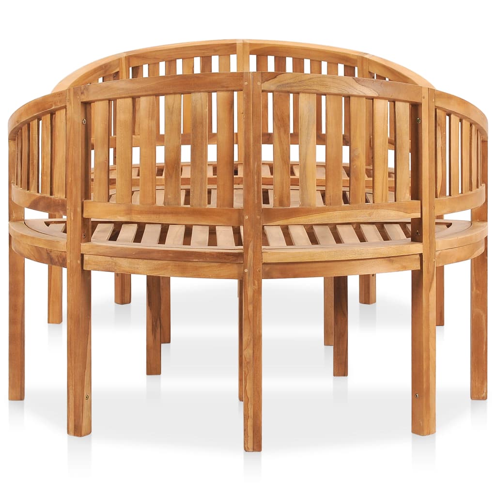 3 Piece Banana Garden Lounge Set Solid Teak Wood