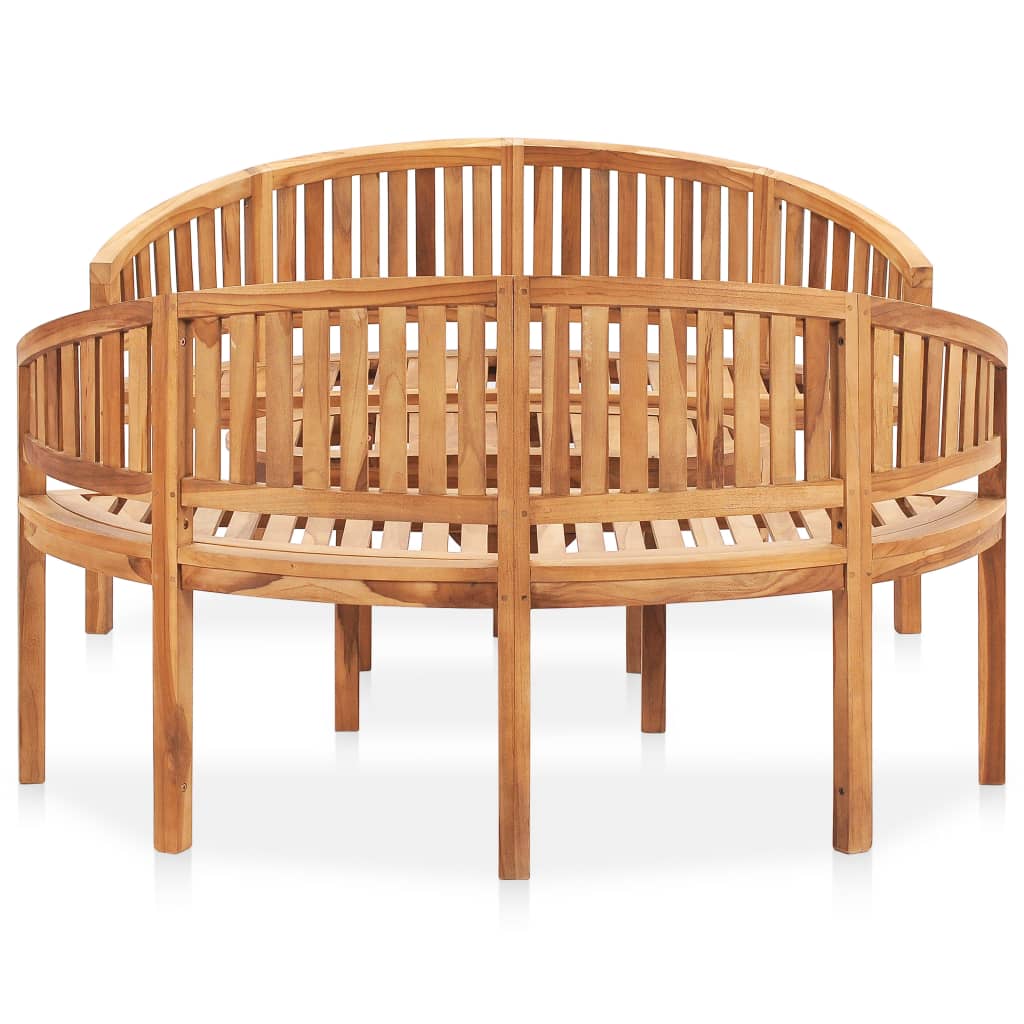 3 Piece Banana Garden Lounge Set Solid Teak Wood