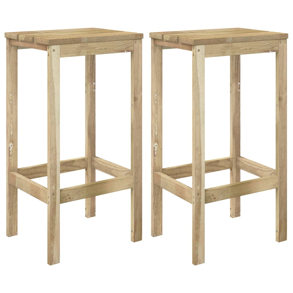 3 Piece Garden Bar Set Impregnated Pinewood