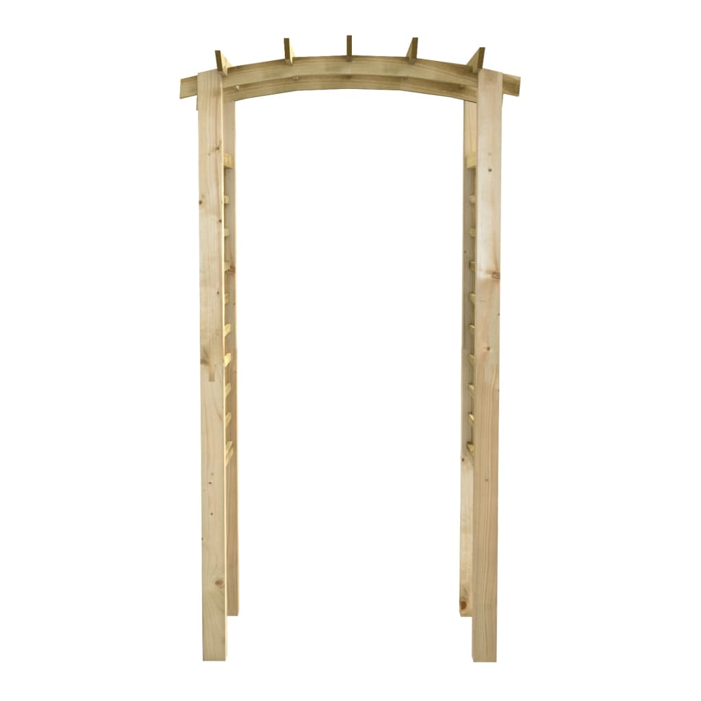 Trellis Arch 110x60x210 cm Impregnated Solid Wood Pine