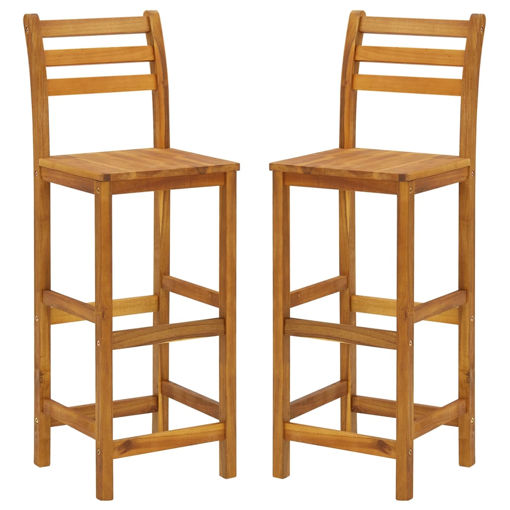 3 Piece Garden Bar Set Solid Wood Acacia