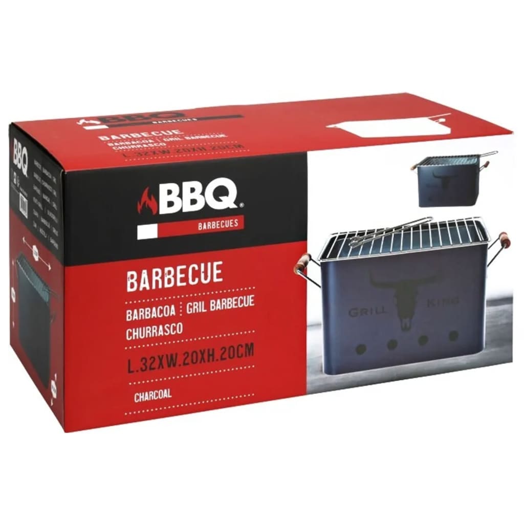 ProGarden BBQ Grill Rectangular Matte Dark Blue