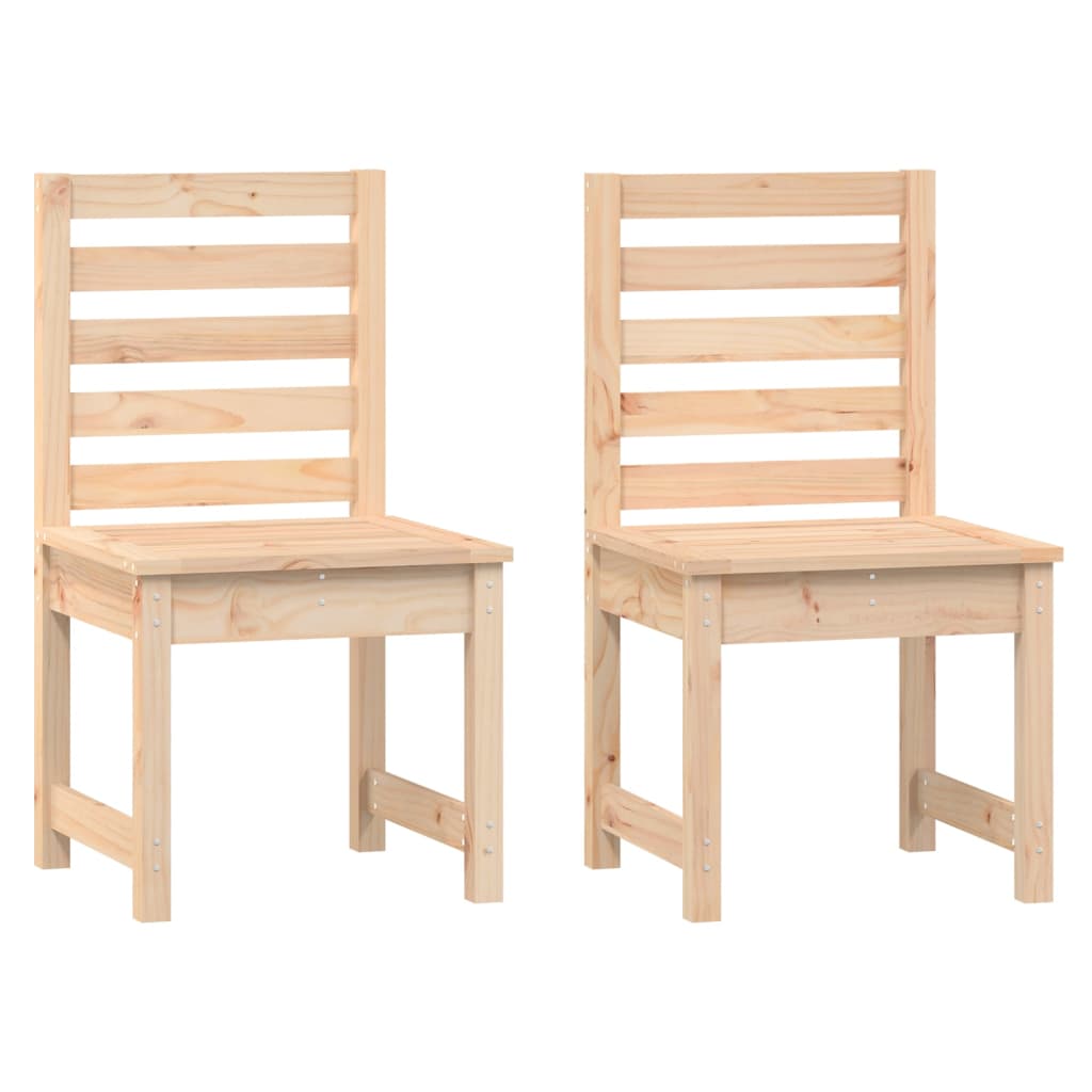 4 Piece Garden Dining Set Solid Wood Pine