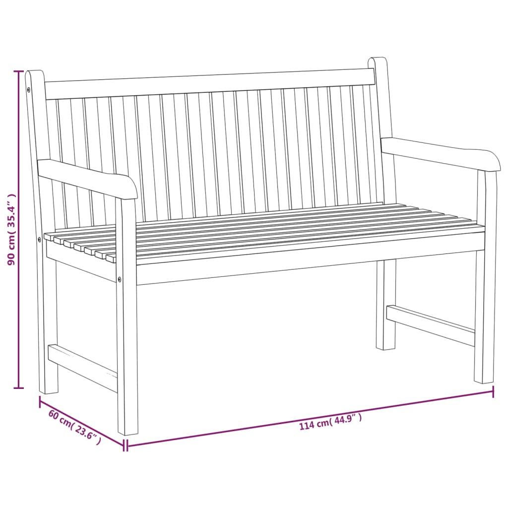 3 Piece Garden Dining Set Solid Wood Teak