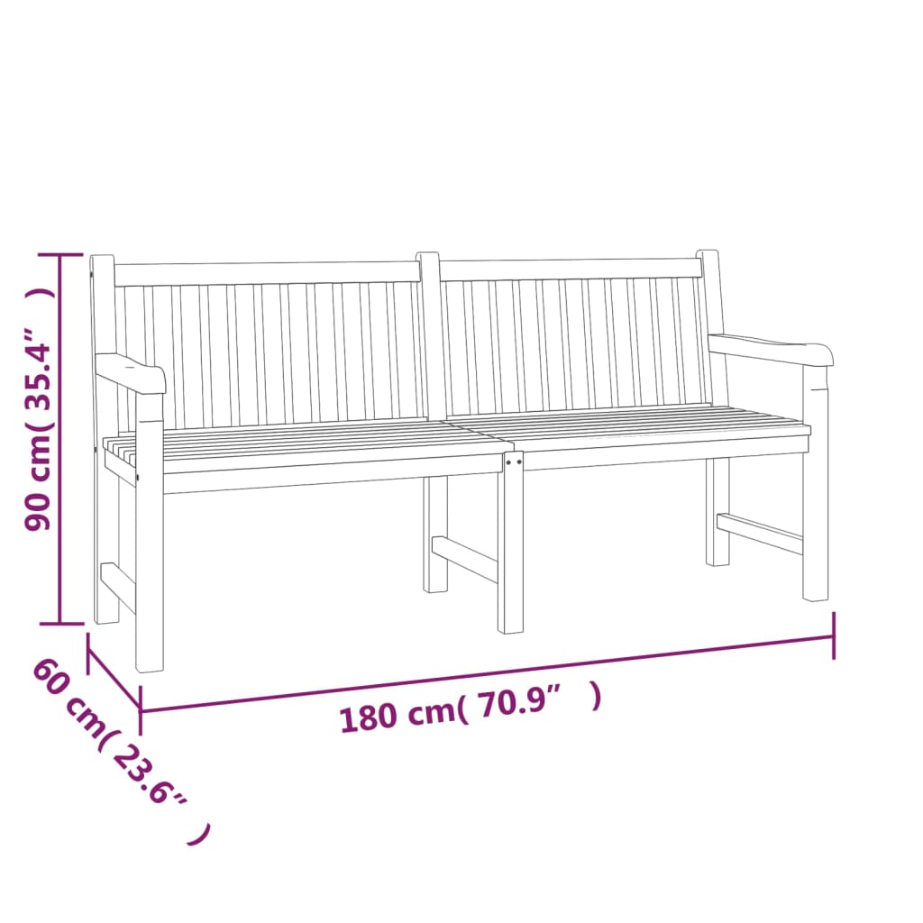 4 Piece Garden Dining Set Solid Wood Teak