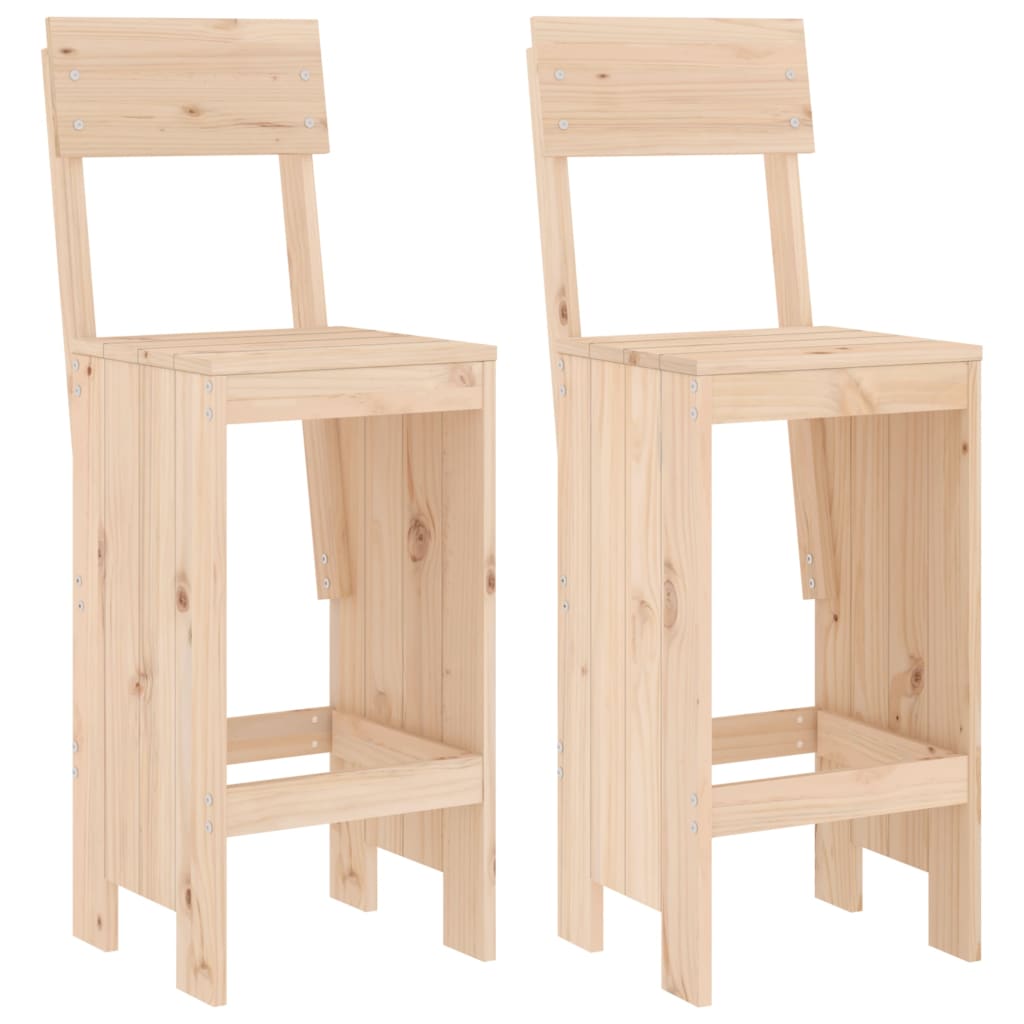 3 Piece Garden Bar Set Solid Wood Pine