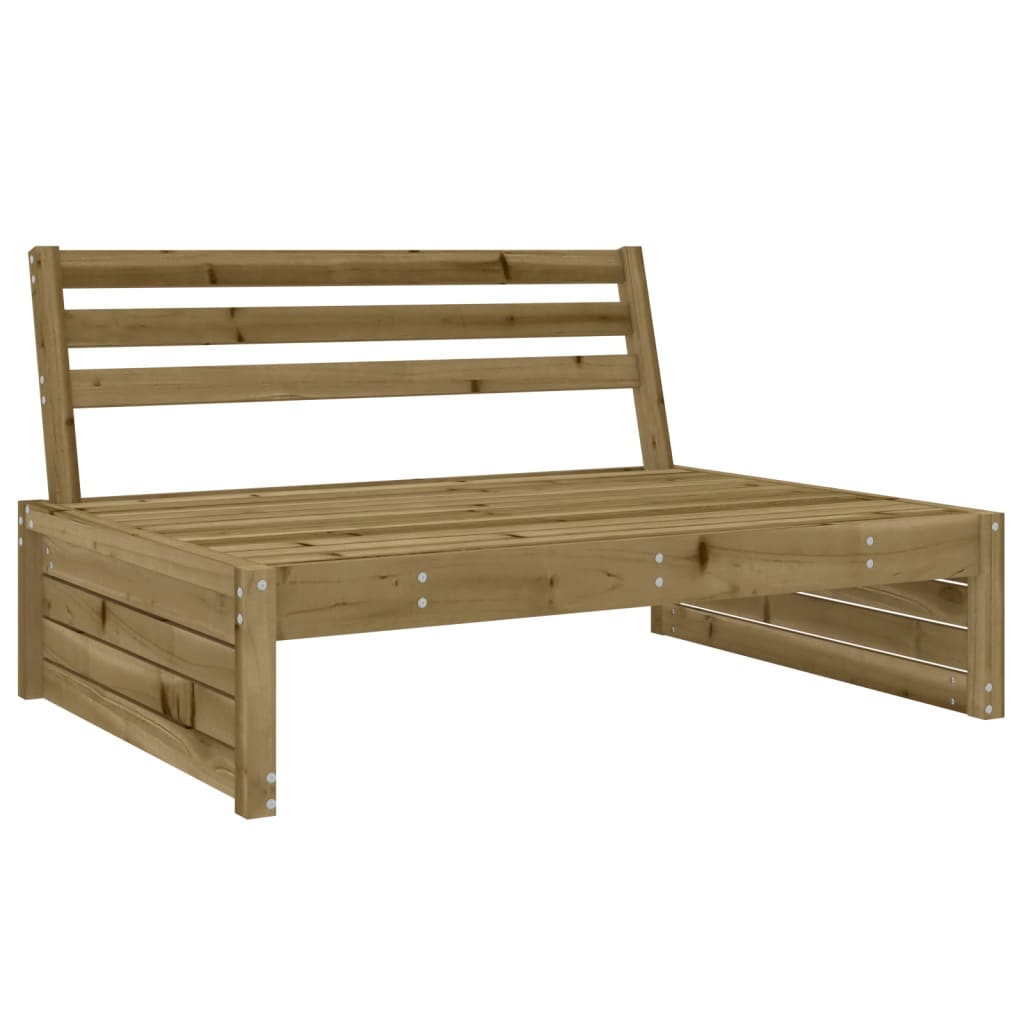 4 Piece Garden Lounge Set Impregnated Wood Pine