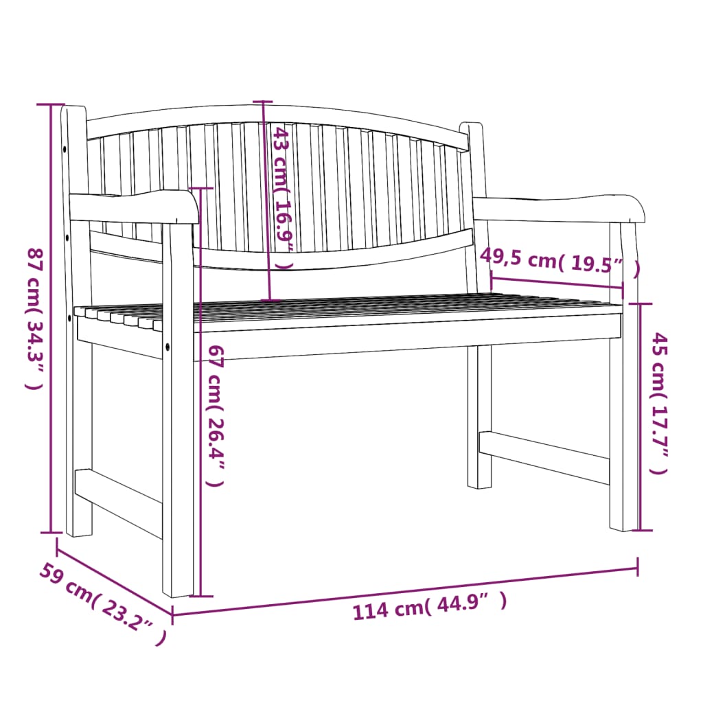 3 Piece Garden Dining Set Solid Wood Teak