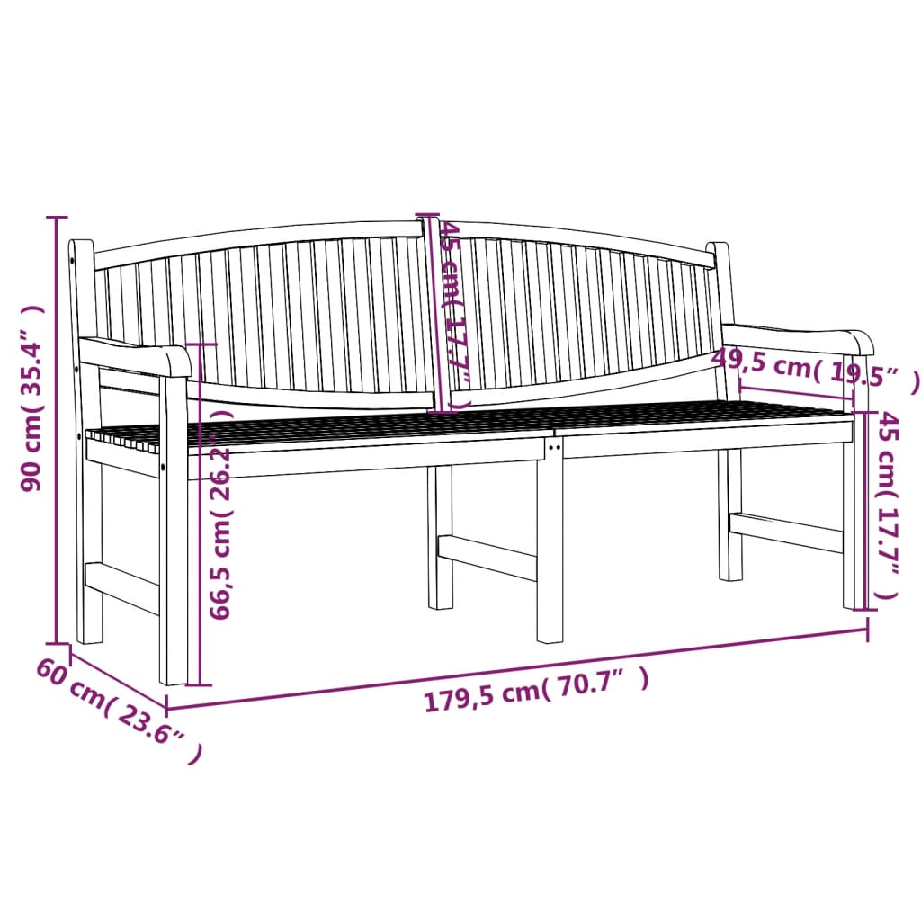 4 Piece Garden Dining Set Solid Wood Teak