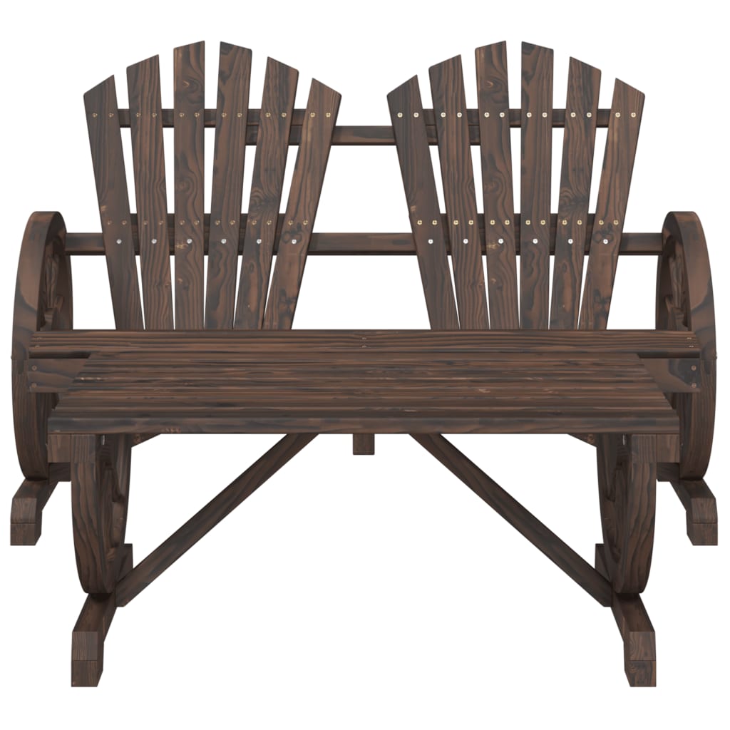 4 Piece Garden Lounge Set Solid Wood Fir