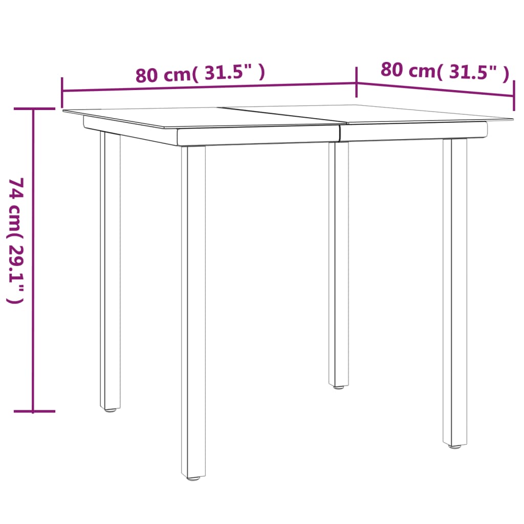 3 Piece Garden Dining Set with Cushions Grey Poly Rattan