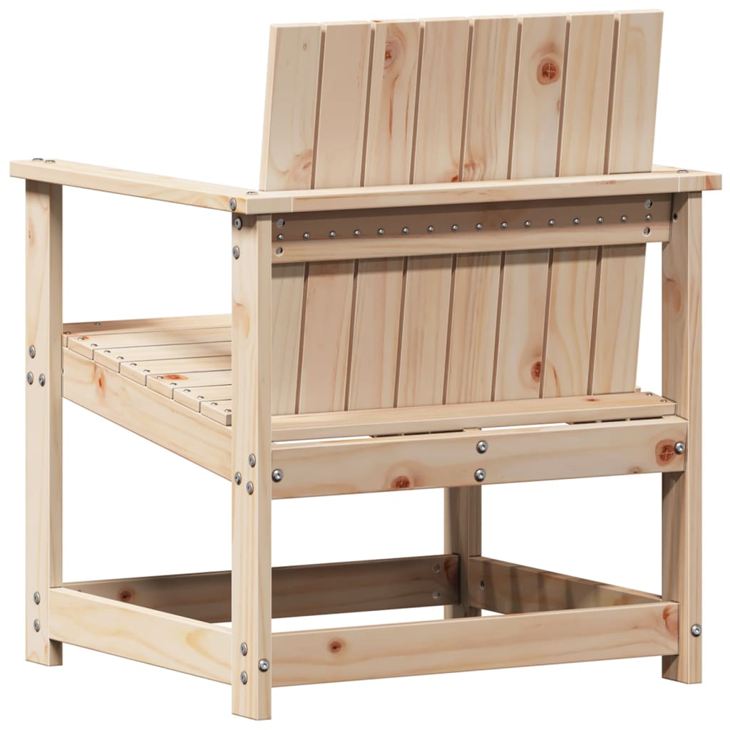 3 Piece Garden Lounge Set Solid Wood Pine