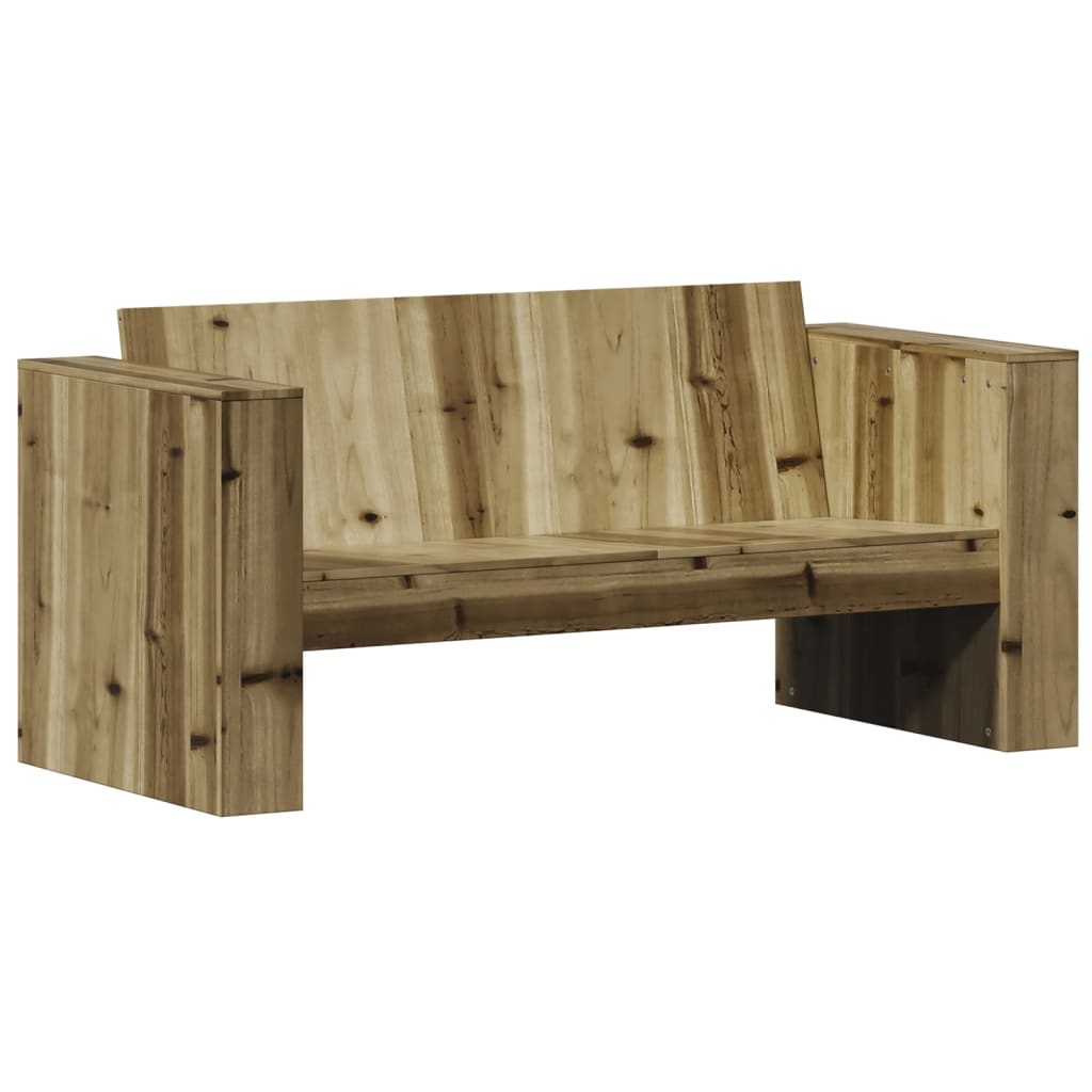 2 Piece Garden Lounge Set Impregnated Wood Pine