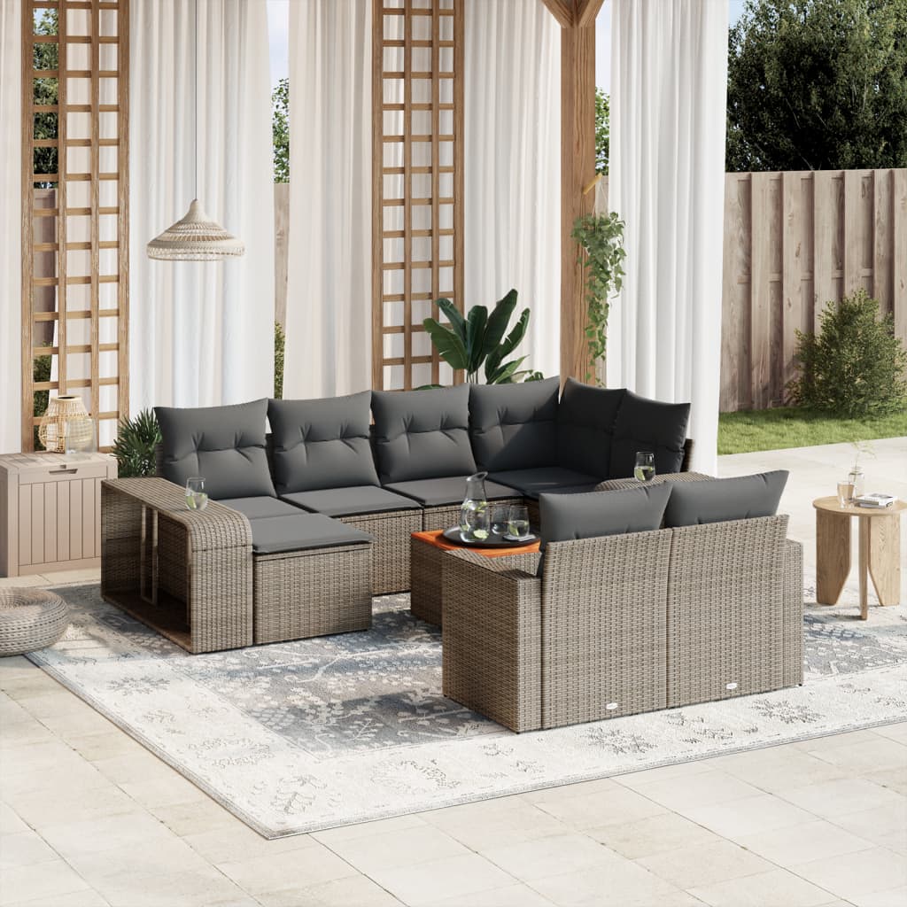 Poly rattan sofa set sale